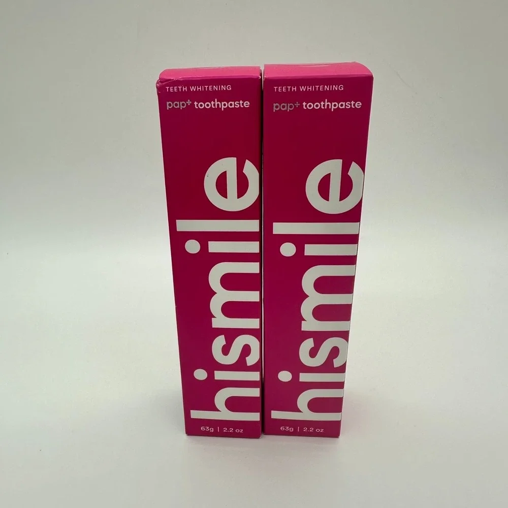 hismile PAP+ Whitening Toothpaste, 2.2 oz  2 Tubes NEW IN BOX